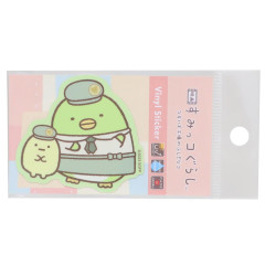 Japan San-X Vinyl Sticker - Staff Penguin? / Sumikko Gurashi Movie The Mysterious Child of the Makeshift Factory