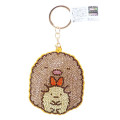 Japan San-X Glitter Deco Key Holder - Sumikko Gurashi / Tonkatsu & Ebifurai - 1