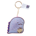 Japan San-X Glitter Deco Key Holder - Sumikko Gurashi / Tokage - 1