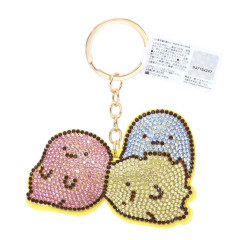 Japan San-X Glitter Deco Key Holder - Sumikko Gurashi / Tapioca