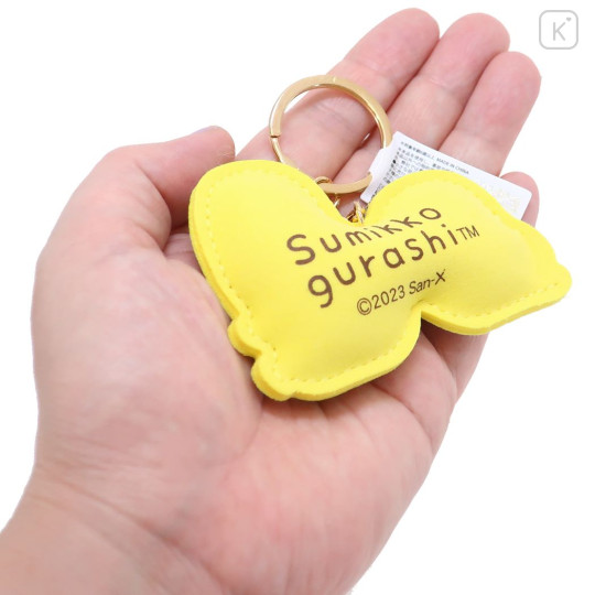 Japan San-X Glitter Deco Key Holder - Sumikko Gurashi / Tapioca - 2