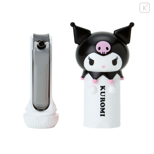 Japan Sanrio Original Nail Clipper with Cap - Kuromi - 1