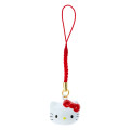 Japan Sanrio Original Face-shaped Bell Netsuke - Hello Kitty - 1