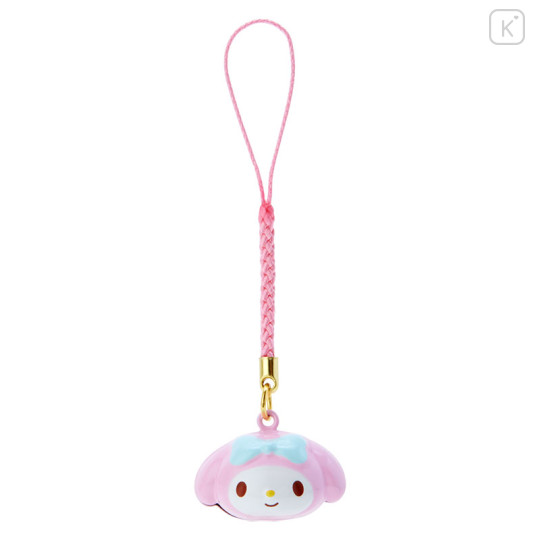 Japan Sanrio Original Face-shaped Bell Netsuke - My Melody - 1