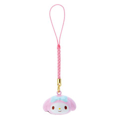 Japan Sanrio Original Face-shaped Bell Netsuke - My Melody