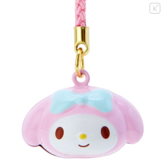 Japan Sanrio Original Face-shaped Bell Netsuke - My Melody - 2