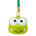 Japan Sanrio Original Face-shaped Bell Netsuke - Keroppi - 2