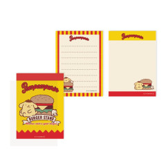 Japan Sanrio Mini Notepad - Pompompurin / Retro