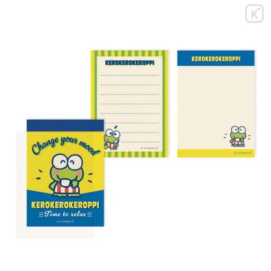 Japan Sanrio Mini Notepad - Keroppi / Retro - 1