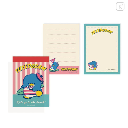 Japan Sanrio Mini Notepad - Tuxedo Sam / Retro - 1