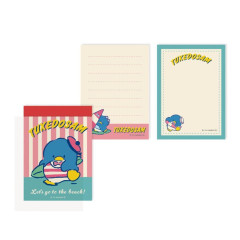 Japan Sanrio Mini Notepad - Tuxedo Sam / Retro