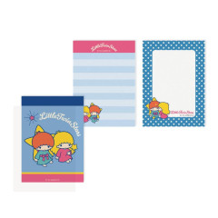 Japan Sanrio Mini Notepad - Little Twin Stars / Retro