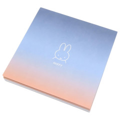 Japan Miffy Square Memo - Gradient Blue & Orange