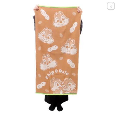 Japan Disney Jacquard Bath Towel - Chip & Dale / Whisper - 4