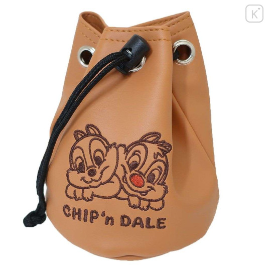 Japan Disney Drawstring Bag - Chip & Dale / Smile - 1