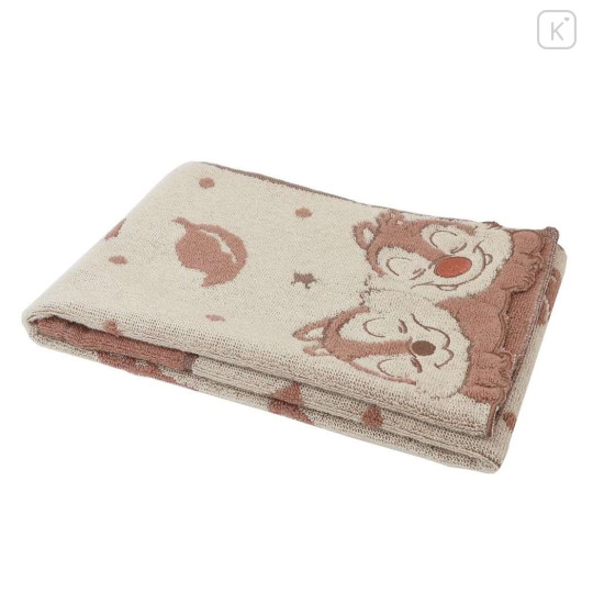 Japan Disney Jacquard Face Towel - Chip & Dale / My Twin - 3