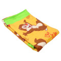 Japan Disney Jacquard Face Towel - Chip & Dale / Yellow Orange - 2