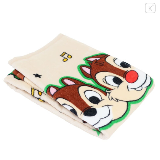 Japan Disney Bath Towel - Chip & Dale / Cappuccino - 3