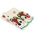 Japan Disney Bath Towel - Chip & Dale / Cappuccino - 3