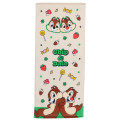 Japan Disney Face Towel - Chip & Dale / Cappuccino - 1