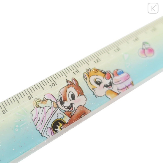 Japan Disney 17cm Ruler - Chip & Dale / Sweets Paradise - 2