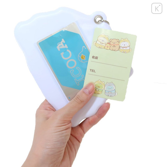 Japan San-X Pass Case Card Holder - Sumikko Gurashi / Dog Cosplay with Puppy Shiba Inu - 2