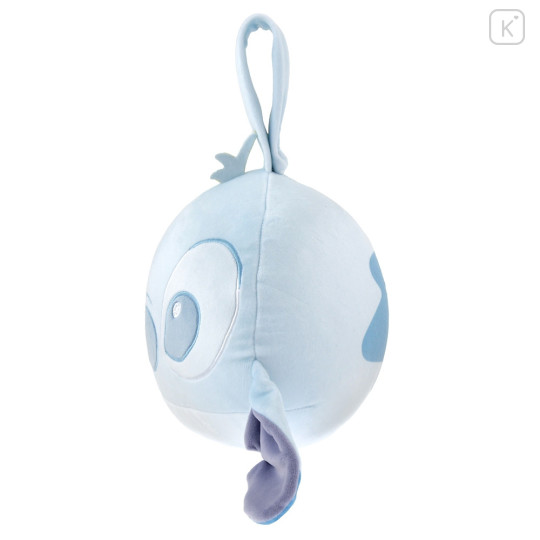 Japan Disney Store Travel Fluffy Neck Pillow Cushion - Stitch - 2