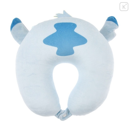 Japan Disney Store Travel Fluffy Neck Pillow Cushion - Stitch - 6