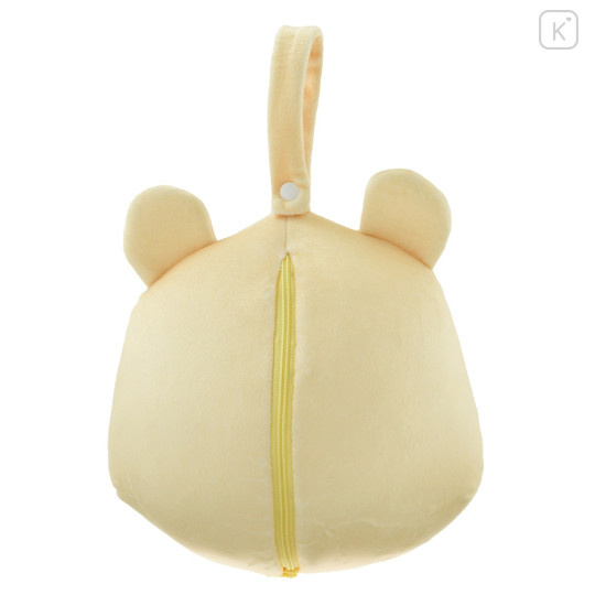 Japan Disney Store Travel Fluffy Neck Pillow Cushion - Pooh - 3