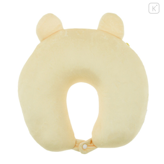 Japan Disney Store Travel Fluffy Neck Pillow Cushion - Pooh - 5