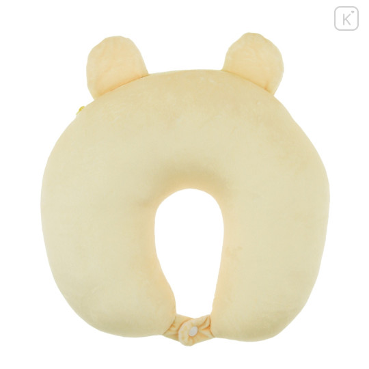 Japan Disney Store Travel Fluffy Neck Pillow Cushion - Pooh - 6