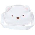 Japan San-X Kids Face-shaped Pochette Mini Shoulder Bag - Sumikko Gurashi / Shirokuma - 1