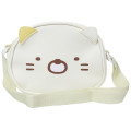 Japan San-X Kids Face-shaped Pochette Mini Shoulder Bag - Sumikko Gurashi / Neko - 1