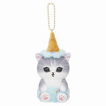 Japan Mofusand Mascot Holder - Cat / Ice Cream Nyan Soda - 1