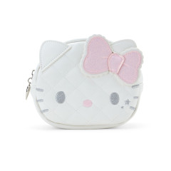 Japan Sanrio Original Face-shaped Pouch - Hello Kitty Angel / Angel and Little Devil