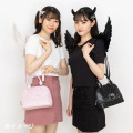 Japan Sanrio Original 2way Boston Bag - Hello Kitty Angel / Angel and Little Devil - 6