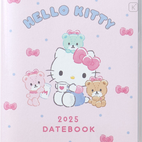 Japan Sanrio Original Pocket Datebook - Hello Kitty / 2025 - 2