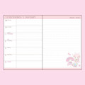 Japan Sanrio Original Horizontal Rule Type B6 Diary - My Melody / 2025 - 5