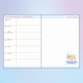 Japan Sanrio Original Horizontal Rule Type B6 Diary - Little Twin Stars / 2025 - 5