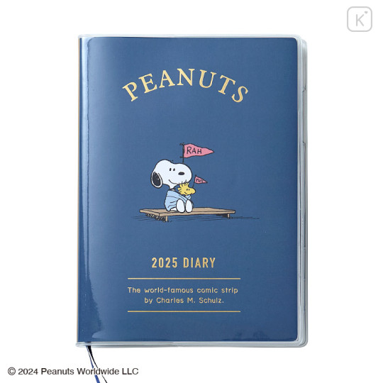 Japan Sanrio Original Horizontal Rule Type B6 Diary - Snoopy / 2025 - 1