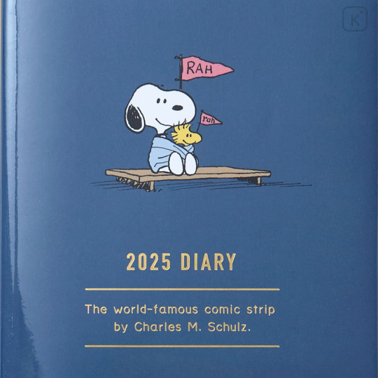 Japan Sanrio Original Horizontal Rule Type B6 Diary - Snoopy / 2025 - 2