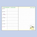 Japan Sanrio Original Horizontal Rule Type B6 Diary - Snoopy / 2025 - 5