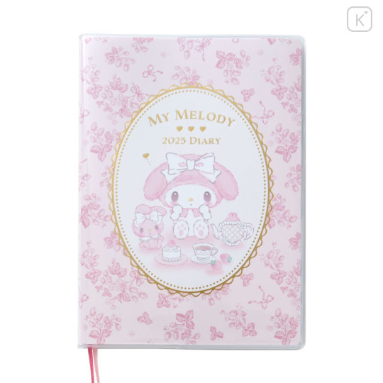 Japan Sanrio Original Block Type B6 Diary - My Melody / 2025 - 1