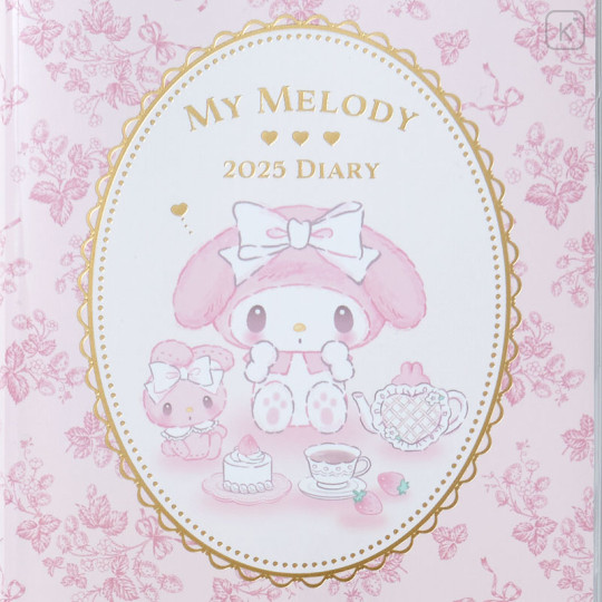 Japan Sanrio Original Block Type B6 Diary - My Melody / 2025 - 2