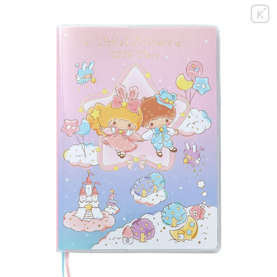 Japan Sanrio Original Block Type B6 Diary - Little Twin Stars / 2025 - 1