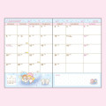 Japan Sanrio Original Block Type B6 Diary - Little Twin Stars / 2025 - 4