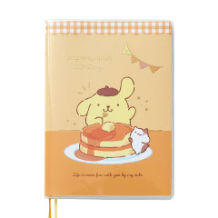 Japan Sanrio Original Block Type B6 Diary - Pompompurin / 2025