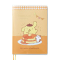 Japan Sanrio Original Block Type B6 Diary - Pompompurin / 2025 - 1