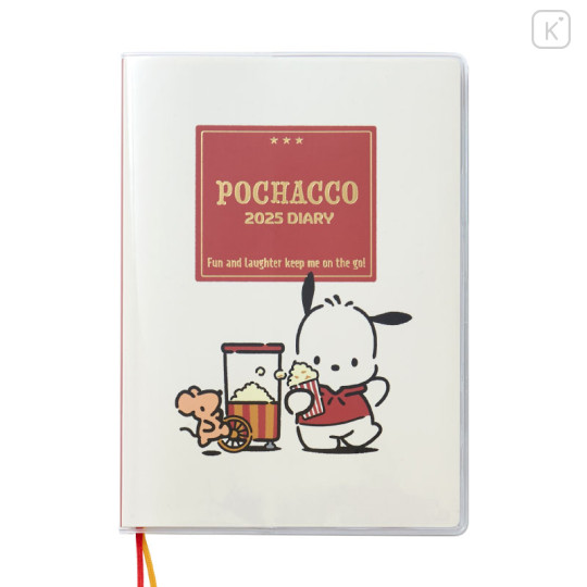 Japan Sanrio Original Block Type B6 Diary - Pochacco / 2025 - 1