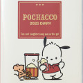 Japan Sanrio Original Block Type B6 Diary - Pochacco / 2025 - 2